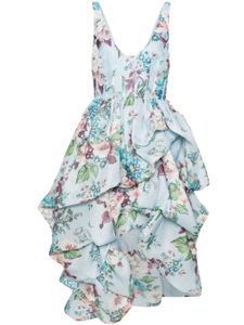 ZIMMERMANN robe mi-longue Matchmaker à fleurs - Bleu