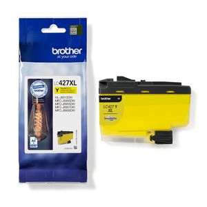 Brother LC-427XLY inktcartridge 1 stuk(s) Origineel Hoog (XL) rendement Geel