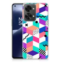 OnePlus Nord 2T | TPU Hoesje | Blokken Kleurrijk