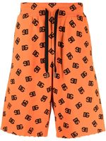 Dolce & Gabbana pantalon de jogging à motif monogrammé - Orange - thumbnail