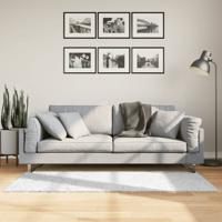 VidaXL Vloerkleed oviedo laagpolig 80x150 cm grijs