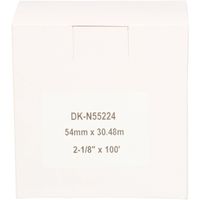 FLWR Brother DK-N55224 x 54 mm 30.48 M wit labels - thumbnail