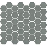 The Mosaic Factory Valencia Mozaiek Tegel Hexagon- Mat Kaki Glas Recycled 278x325 mm