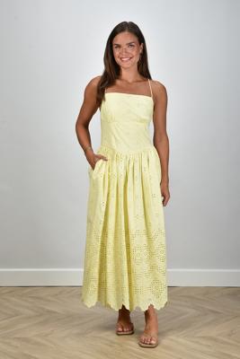 Self Portrait jurk PF25-120M-Y yellow