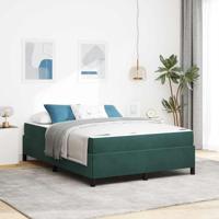 Bedframe Anders Wit en lichtgrijs 160 x 200 cm Fluweel