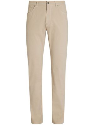 Zegna jean Roccia à coupe slim - Tons neutres