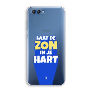 Laat de zon in je hart: Honor 10 Transparant Hoesje