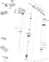 ROCKSHOX vario-zadelpen "reverb axs" dropper seatpost reverb axs alu
