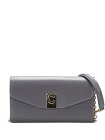 Céline Pre-Owned petit sac C à détail de chaîne - Gris