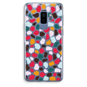 Colored Giraffe: Samsung Galaxy S9 Plus Transparant Hoesje