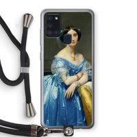 Eleonore: Samsung Galaxy A21s Transparant Hoesje met koord