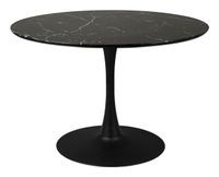 ZILT Ronde Eettafel Trisha Marmerlook, 110cm - thumbnail