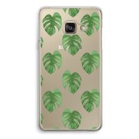 Monstera leaves: Samsung A3 (2017) Transparant Hoesje