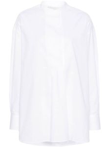 Studio Nicholson blouse à détails plissés - Blanc