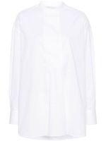 Studio Nicholson blouse à détails plissés - Blanc