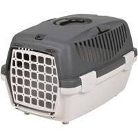 TRIXIE Draagtas Capri 1 - XS: 32x31x48 cm - Lichtgrijs en donkergrijs - Voor hond en kat TRIXIE Draagtas Capri 1 - XS: 32x31x48 cm - Lichtgrijs en donkergrijs - Voor hond en kat