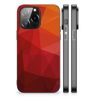 Backcover voor iPhone 14 Pro Max Polygon Red