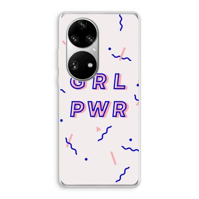 GRL PWR: Huawei P50 Pro Transparant Hoesje