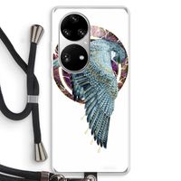 Golden Falcon: Huawei P50 Pro Transparant Hoesje met koord