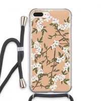 Blossoming spring: iPhone 7 PLUS Transparant Hoesje met koord