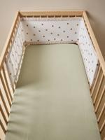 Ademende bedbumper HARTEN kameel