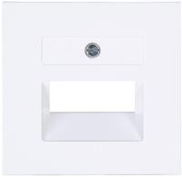 Kopp HK07 PURE mat wit afdekplaat UTP dubbel - 4624060
