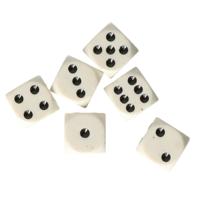 Longfield games Dobbelstenen - 12x stuks - 1,6 cm - dobbel spellen