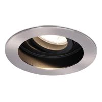 Mesa LED inbouwspot - GU10 4 Watt 345 Lumen - 4000K neutraal wit - Dimbaar - verzonken - Rond - Kantelbaar - IP20 Voor binnen - RVS