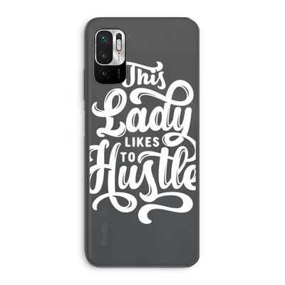 Hustle Lady: Xiaomi Redmi Note 10 5G Transparant Hoesje