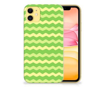 Apple iPhone 11 TPU bumper Waves Green