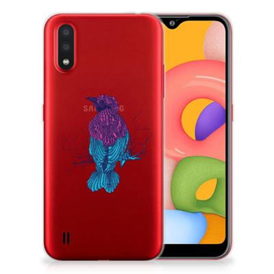 Samsung Galaxy A01 Telefoonhoesje met Naam Merel Samsung Galaxy A01 Telefoonhoesje met Naam Merel