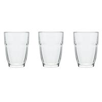 Waterglazen/drinkglazen - 24x - glas - 265 ml - D7 x H10 cm