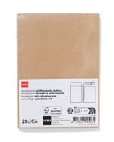 HEMA Enveloppen C6 - 20 Stuks
