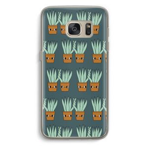 Sansevieria: Samsung Galaxy S7 Transparant Hoesje
