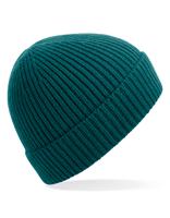 Beechfield CB380 Engineered Knit Ribbed Beanie - Ocean Green - One Size