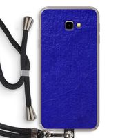 Majorelle Blue: Samsung Galaxy J4 Plus Transparant Hoesje met koord