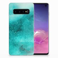 Hoesje maken Samsung Galaxy S10 Painting Blue - thumbnail