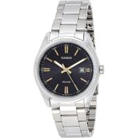 Horloge Heren Casio DATE Zwart Zilverkleurig (Ø 39 mm)