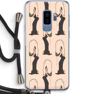 Pop Some Kim: Samsung Galaxy S9 Plus Transparant Hoesje met koord