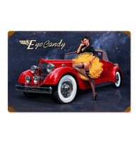 Eye Candy Classic Car Petticoat Zwaar Metalen Bord - thumbnail