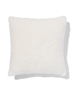 HEMA Kussenhoes Teddy Off-white 40x40