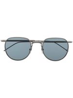 Thom Browne Eyewear lunettes de soleil à monture ronde - Gris