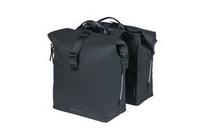 Basil soho nordlicht dubbele fietstas - waterdicht, zwart, 41l