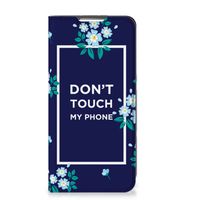 Samsung Galaxy S22 Plus Design Case Flowers Blue DTMP - thumbnail