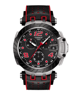 Horlogeband Tissot T1154172705704 / T603045116 Rubber Zwart