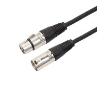 3m 3-pins XLR Male naar XLR Female microfoonkabel