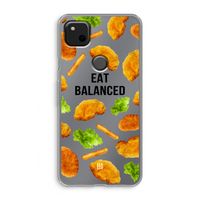Eat Balanced: Google Pixel 4a Transparant Hoesje