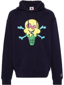 ICECREAM hoodie Cones & Bones en coton - Bleu