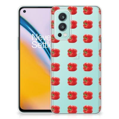 OnePlus Nord 2 5G | Siliconen Case | Paprika Red