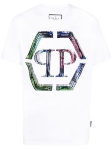 Philipp Plein t-shirt à logo imprimé - Blanc